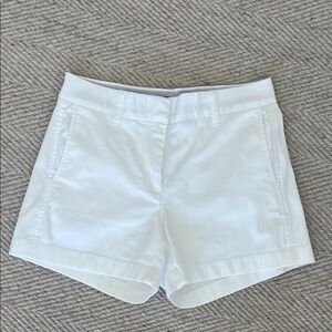 J. Crew High Waist White Shorts
